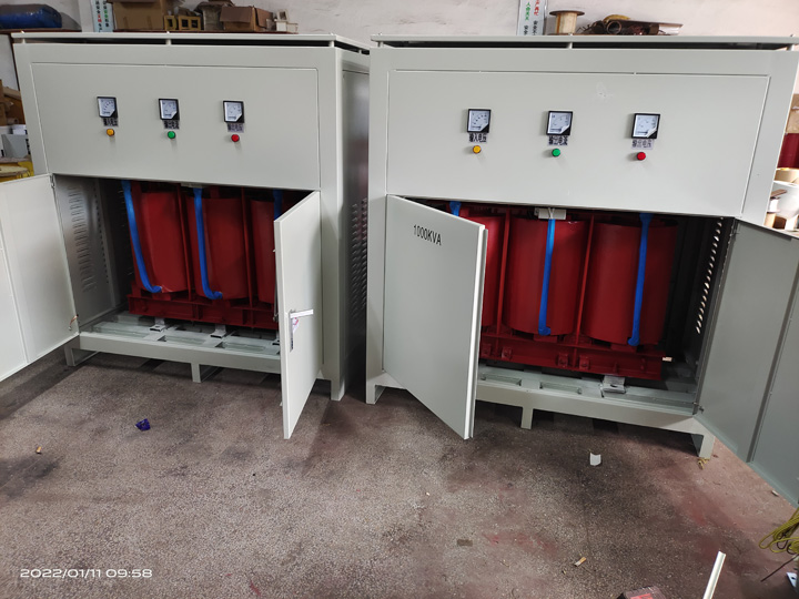 380V轉660V三相升壓變壓器實物圖